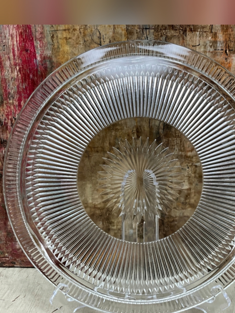 MCM Jeanette Starburst Cake Platter